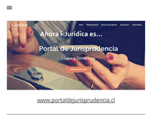 Tablet Screenshot of i-juridica.com